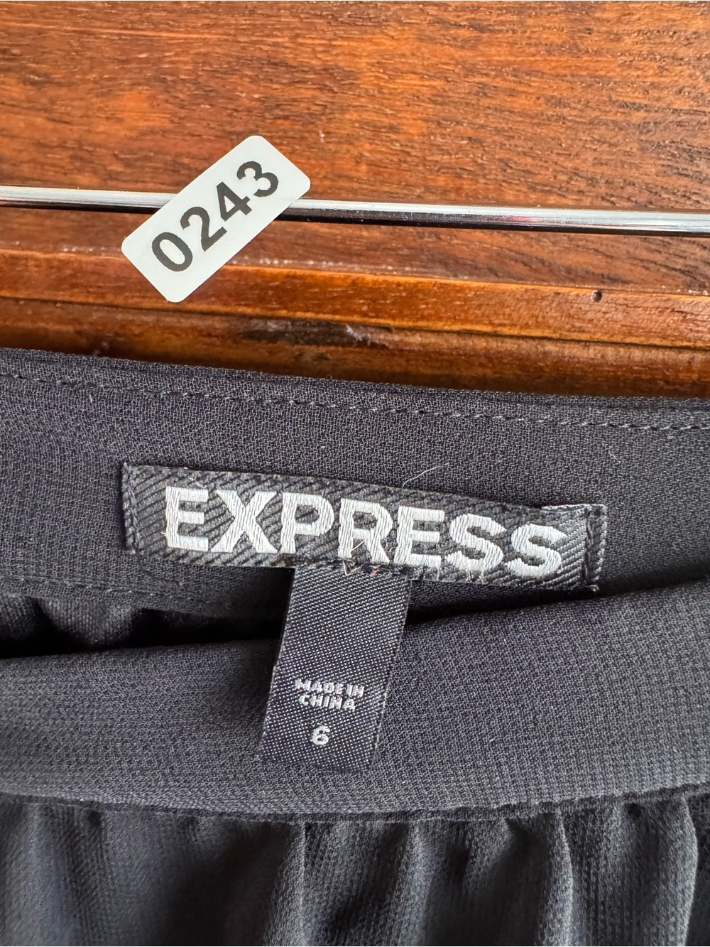 Express Black Lace Insert Sheer Maxi Skirt - Picture 3 of 8